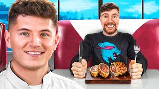 Turning MrBeast Burger Into A Beef Wellington ft MrBeast [upl. by Ttocs]