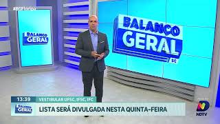 Emoção no ar resultado do vestibular UFSC IFSC e IFC sai nesta quintafeira [upl. by Ainotna]