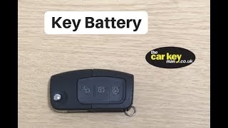 Key Battery Ford Key HOW TO Change [upl. by Adonis329]