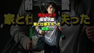 被災して家と仕事を失い財布は空っぽ… 災害 能登半島地震 地震 豪雨 防災 備蓄 [upl. by Ymme]