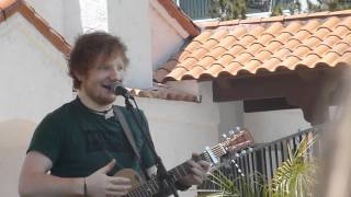 Ed Sheeran Discussing Nandos Skank La Costa Private Gig 051212 KPRI FM [upl. by Lory]