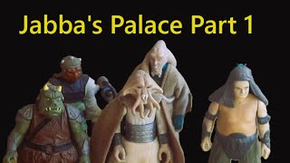 Star Wars Return of the Jedi Jabbas Palace figure review part 1 [upl. by Ayle]