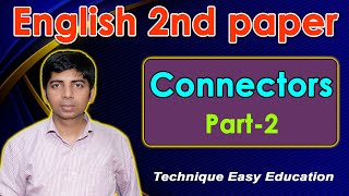 Connectors  Part2  English 2nd Paper  English Grammar  Eight Nine Ten SSC HSC  Ponkoj sir [upl. by Akemyt]