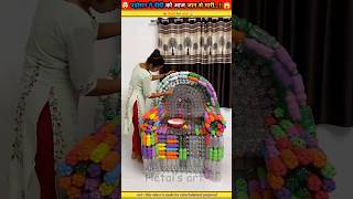 आज कैसे दीदी मरते मरते बच गई😱🤯  mini wood toy  wood working art  hand craft shorts artandcrafts [upl. by Azila]