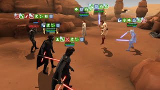 GAC 3v3  SLKR ft FOSTPcron vs JMK ft PadmeCron GL SWGoH Counter Datacron [upl. by Walt]