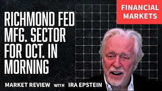 Financial Markets Richmond Fed Mfg Sector for Oct in Morning Ira Epsteins Video 10 21 2024 [upl. by Hotchkiss]