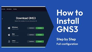 GNS3 Installation in Windows 10  Easy Steps gns3 ccnp [upl. by Notserk461]