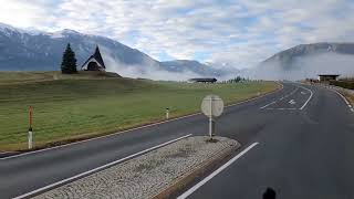 Mit dem LKW über den Fernpass  Austria  im Herbst [upl. by Earal]