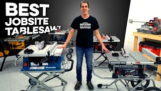 THE BEST Jobsite Table Saw  Bosch Dewalt Makita SawStop SkilSaw How to choose the one for you [upl. by Norry]