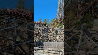 Wildfire at Kolmården  themepark ride rmc sweden coaster rollercoaster wildfire [upl. by Kwasi]