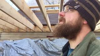 Carport build 6 covered in sawdust [upl. by Barcroft416]