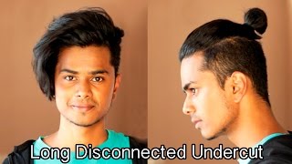 Long Disconnected Undercut  Mens hairstyling tutorial [upl. by Linnette]