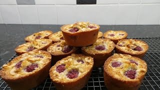 Hazelnut amp Raspberry Friands [upl. by Cyrillus]