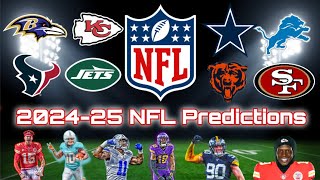 20242025 NFL Season amp Playoff Predictions [upl. by Alyssa]