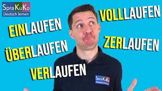 Verben mit laufen Teil 2   Wortschatz erweitern mit Sprakuko  Deutsch lernen [upl. by Ahsimal]