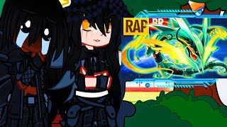 Gojiras reagindo ao Rap do Rayquaza React Gacha [upl. by Dafodil]