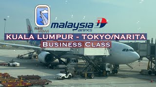 Kuala Lumpur  Tokyo  Narita  Malaysia Airlines  Business Class A330300 [upl. by Hollington267]