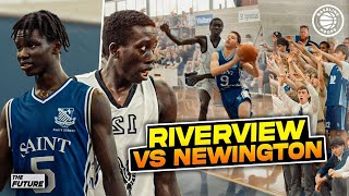 Newington v Riverview in HUGE Sydney Private School Hoops  Newington v Riverview [upl. by Anirb708]