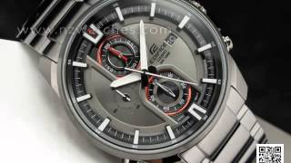 Casio Edifice Chronograph Black Ion Plated Mens Watch EFR533BK8AV EFR533BK [upl. by Gene176]