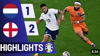 Netherlands vs England 1  2 All Goals amp Highlights SEMI FINAL EURO 2024 [upl. by Anaidirib]