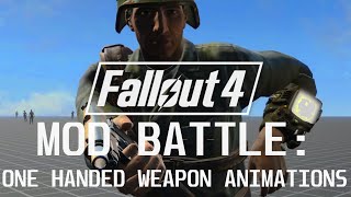 One Handed Weapon Reanimations for Fallout 4  Mod Battle [upl. by Perice301]