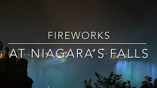 fireworks at Niagara falls Canada [upl. by Carol-Jean]