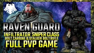 RAVEN GUARD PRIMARIS INFILTRATOR SPACE MARINE 2 PVP SNIPER CLASS  Warhammer 40K Ravenguard 40k [upl. by Sirhc905]