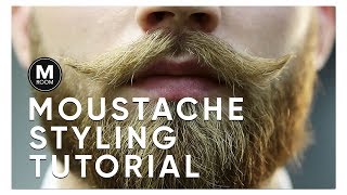 CLASSIC MOUSTACHE STYLING TUTORIAL [upl. by Aramanta]