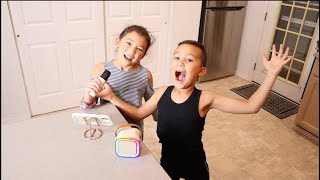 Kids Karaoke Machine Review  Mini Karaoke Toys Wireless Microphone [upl. by Akiret]