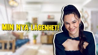 VISAR NYA LÄGENHETEN  Flyttvlogg 3 Packa upp amp inreda [upl. by Etnom479]