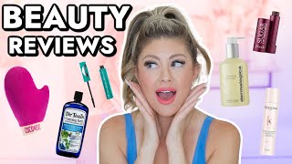 HUGE EMPTIES BEAUTY PRODUCT REVIEWS 😱 MadisonMillers [upl. by Satsok]