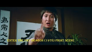 Enter The Fat Dragon 1978  Sammo Hung Fight Scene [upl. by Novyad]