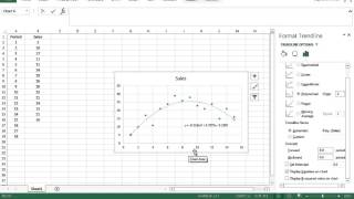 Using Excel to Do Trend Forecasting [upl. by Edelson]