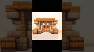 minecraft double doorway and entrance design ideas Part 3 shorts minecraft entrance build [upl. by Casia164]