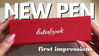 Esterbrook Estie in Sea Glass  Esterbrook Fountain Pen  a first impressions [upl. by Nawud368]