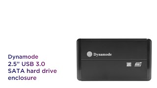 Dynamode 25quot USB 30 SATA Hard Drive Enclosure  Product Overview  Currys PC World [upl. by Nicolina]