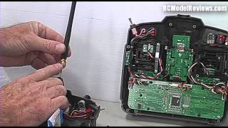 Installing the FrSky 24GHz DIY kit in a HobbyKing Turnigy 9X radio [upl. by Ytsirhk]