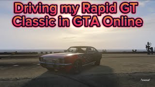 Driving my Rapid GT Classic in GTA Online [upl. by Llenoj]