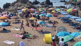 Walking Lloret de Mar Costa Brava Spain [upl. by Eniledam]