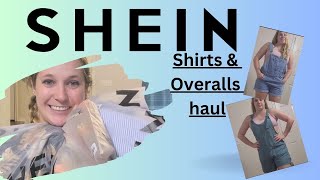 SHEIN HAUL  Shirts amp Overalls [upl. by Jann]