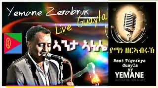 Yemane Zerabruk Eritrean music Live on stage Hot Guyla ጓይላ 2024 Ata Anesie [upl. by Qooraf]