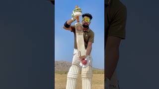 Willage Sports Hard Plastic Bat Performance Test in Ground With Leather Ball cricket shorts test [upl. by Idoc771]