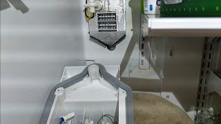 Frigidaire ice maker not working fan motor testing and the removal [upl. by Lletnahc]