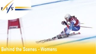 Focus CHEMMY ALCOTT GBR  Val DIsere  Audi FIS Ski World Cup 2012  Behind the Scenes  Womens [upl. by Aneetsirhc]