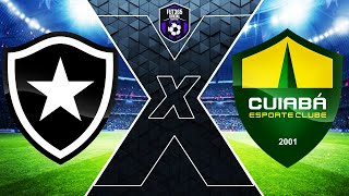 BOTAFOGO x CUIABÁ AO VIVO  Campeonato Brasileiro Série A 33ª RODADA  NARRAÇÃO [upl. by Nodanrb]