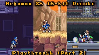 Megaman X8 16bit Demake Playthrough Part 2 Primrose Metal Valley Dynasty [upl. by Adrienne]