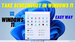 How To Take a Screenshot In Window 11 Windows 11  Take Screenshot In Windows 11 [upl. by Bennink]