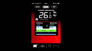 Quick Walk thru Salus iT500 Thermostat App Best Internet Controlled Thermostat for Europe [upl. by Aisyle436]