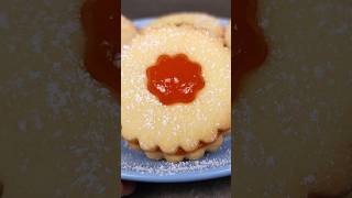 Delicious amp Soft Linzer Cookie Recipe 🍓🍪😋 [upl. by Ydorb146]