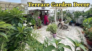 Terrace Garden Decoration 10 Easy Rooftop Terrace Garden Ideas [upl. by Marnia]